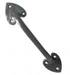 Large 8" Door / Cupboard Handle or Pull in Black Cast Iron (JAB66)